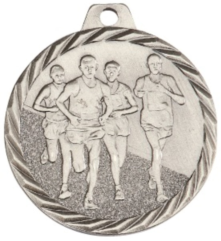 Laufe-Medaille NZ17 inkl. Band und Beschriftung Silber