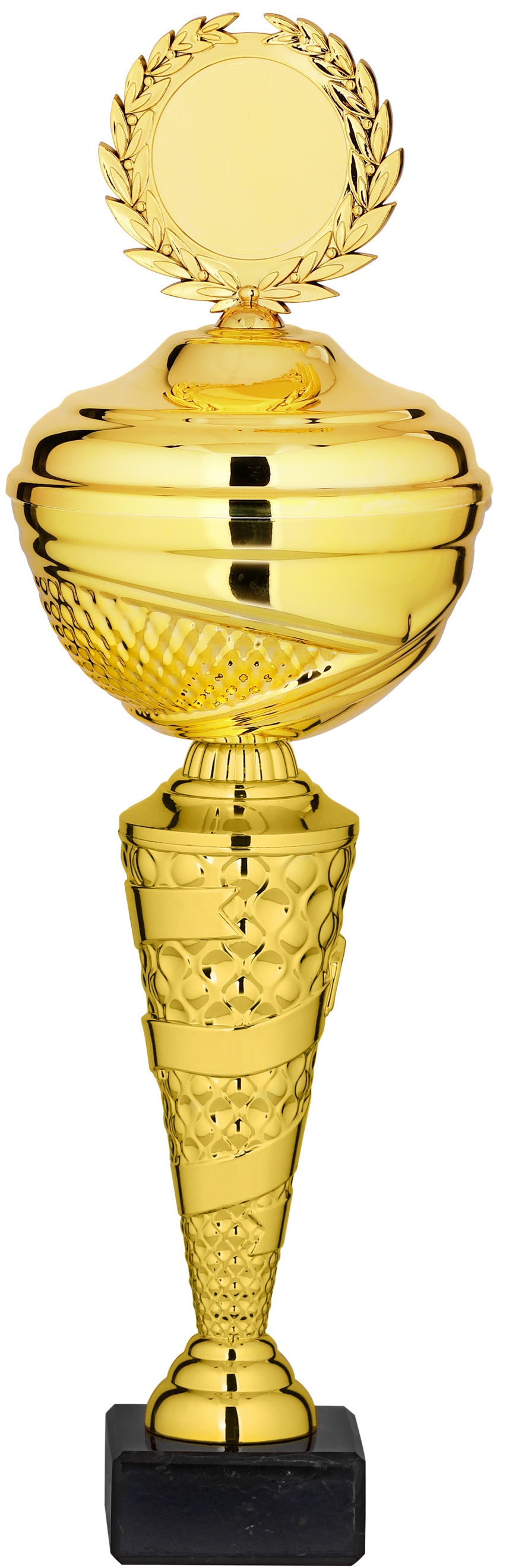 Pokal P600-Gold  inkl. Gravur und Emblem 41,5 cm