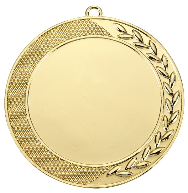 Medaille D58 inkl.Beschriftung,Band u. Emblem Gold Unmontiert