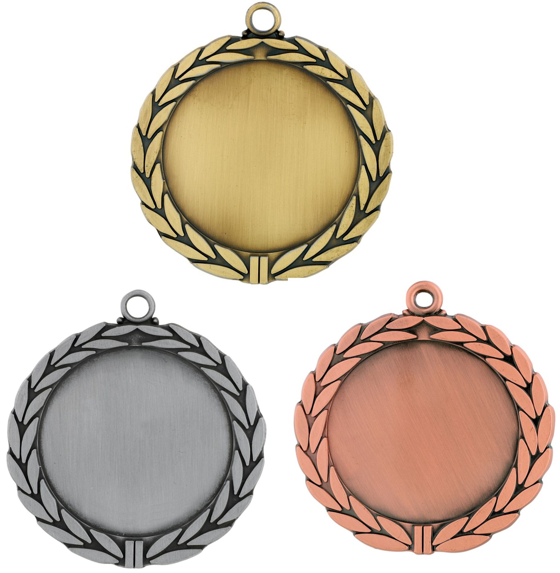 Medaille D8A inkl. Beschriftung, Emblem und Band Gold Unmontiert