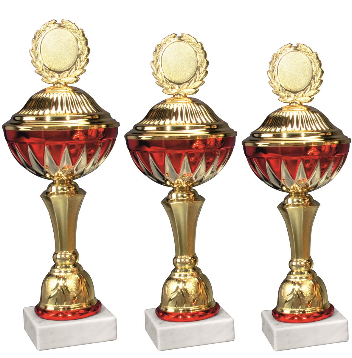 3er Serie Pokale Alena inkl. Gravur und Emblem