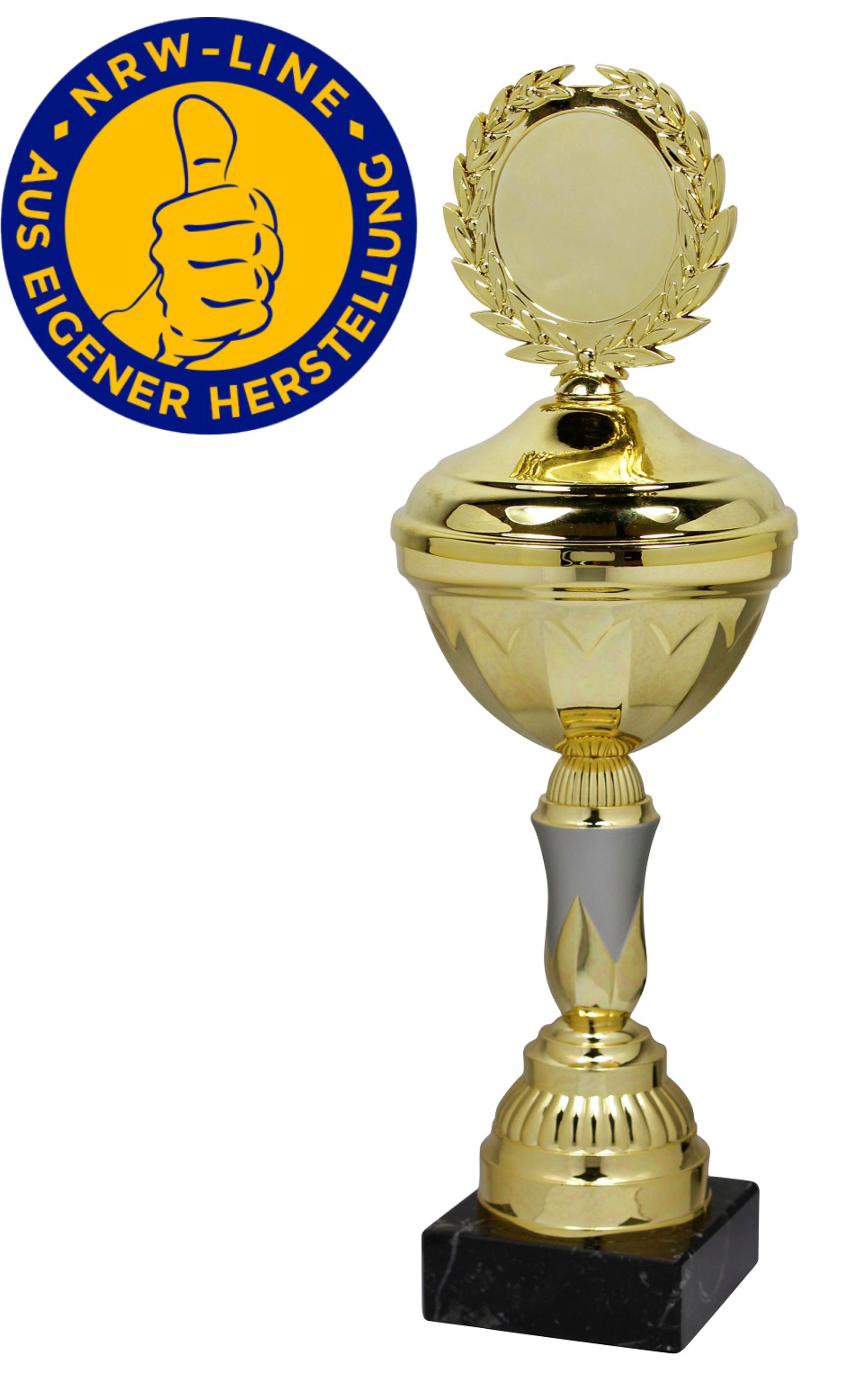 Pokal P700 NRW Line inkl. Gravur und Emblem 42,5 cm