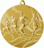 Medaille Marathon  MMC2350 inkl. Band und Beschriftung Silber Unmontiert