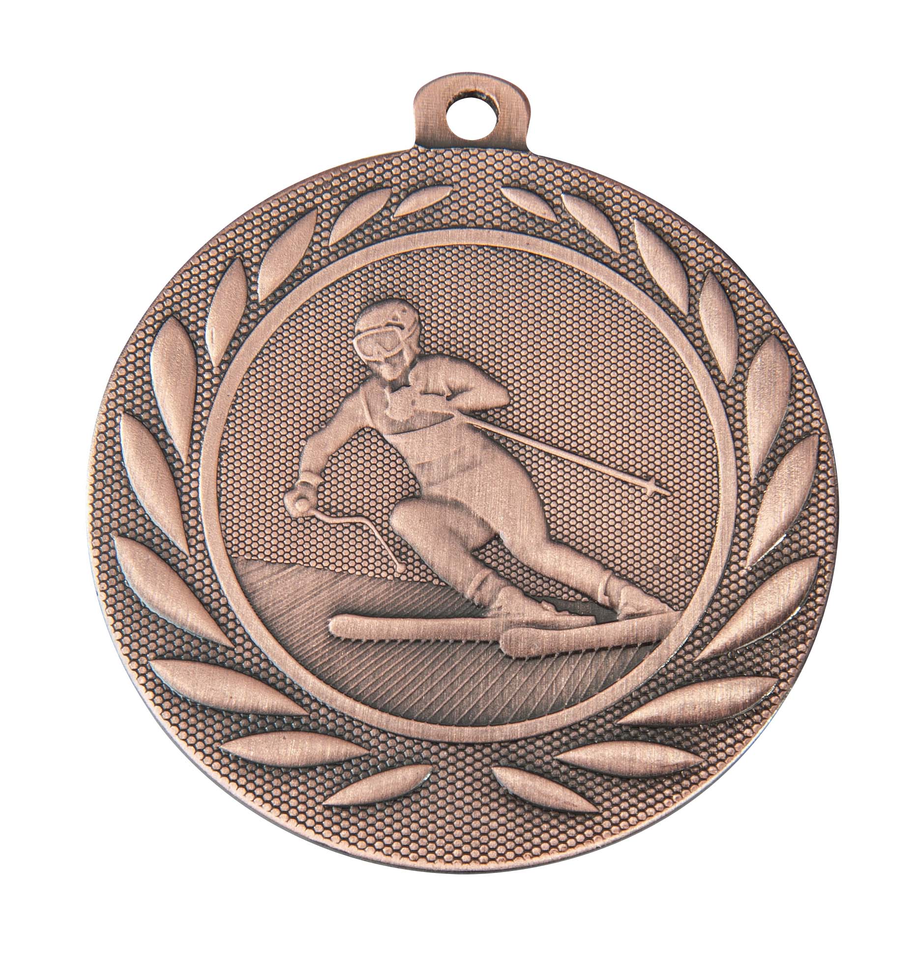Ski-Medaille DI15000Q inkl. Band und Beschriftung Bronze Unmontiert