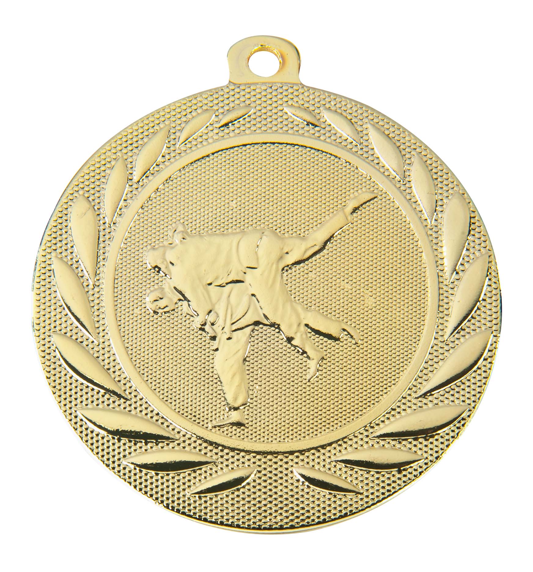 Judo-Medaille DI5000.I inkl. Band und Beschriftung Gold Unmontiert