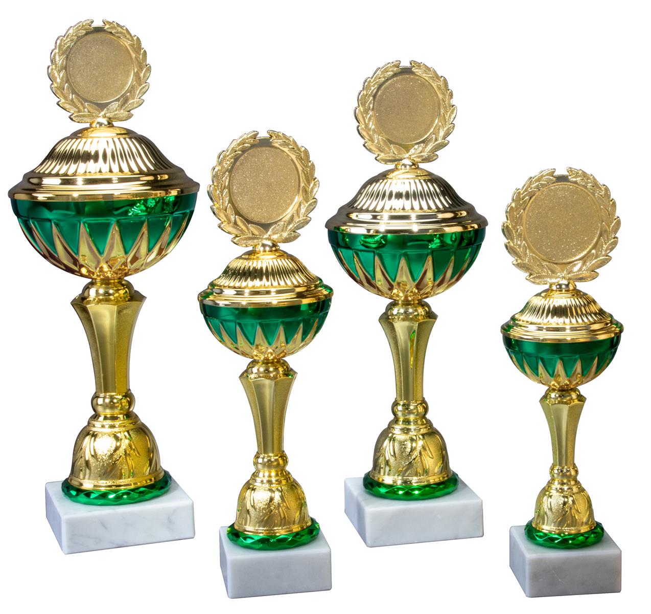 4er Serie Pokal Isaak inkl. Gravur und Emblem 