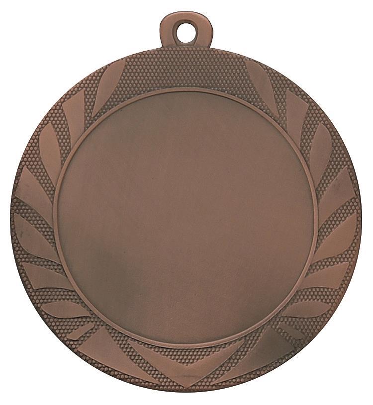 70 mm Medaille inkl.Beschriftung u. Emblem Bronze Unmontiert