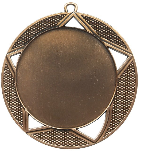 Medaille DZ7001 inkl. Beschriftung, Band u. Emblem Bronze Unmontiert