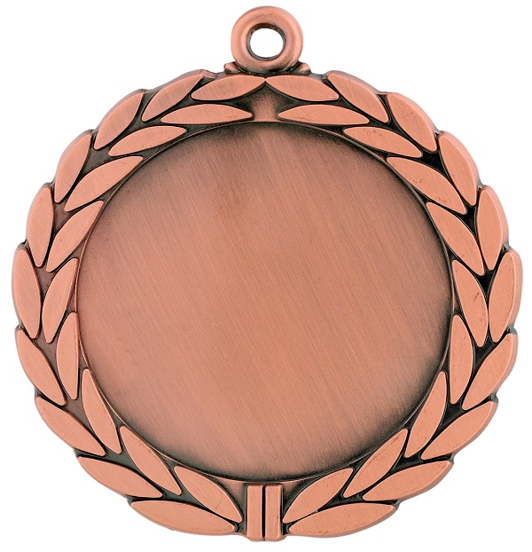 Medaille D8A inkl. Beschriftung, Emblem und Band Bronze Unmontiert