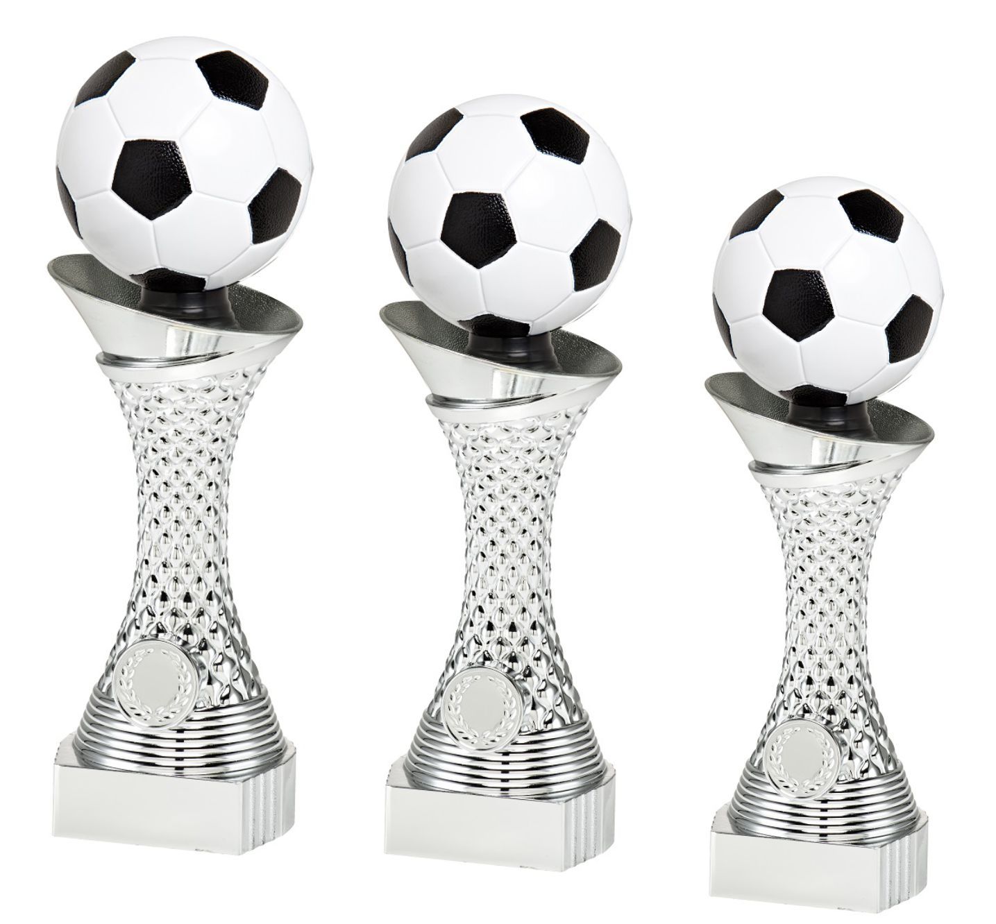 Fußball-Pokal X101-P500 inkl. Gravur 3er Serie 24,5, 27 und 29,5 cm