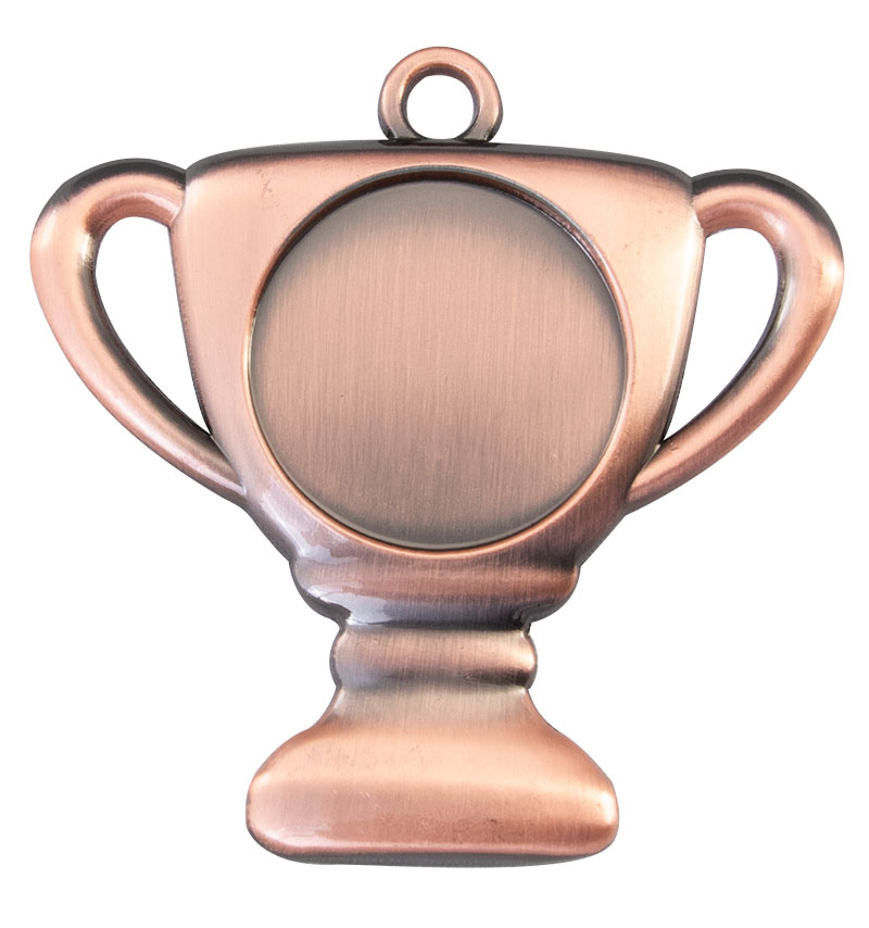 Medaille "Pokal" 9373 inkl. Band u. Beschriftung Bronze Unmontiert