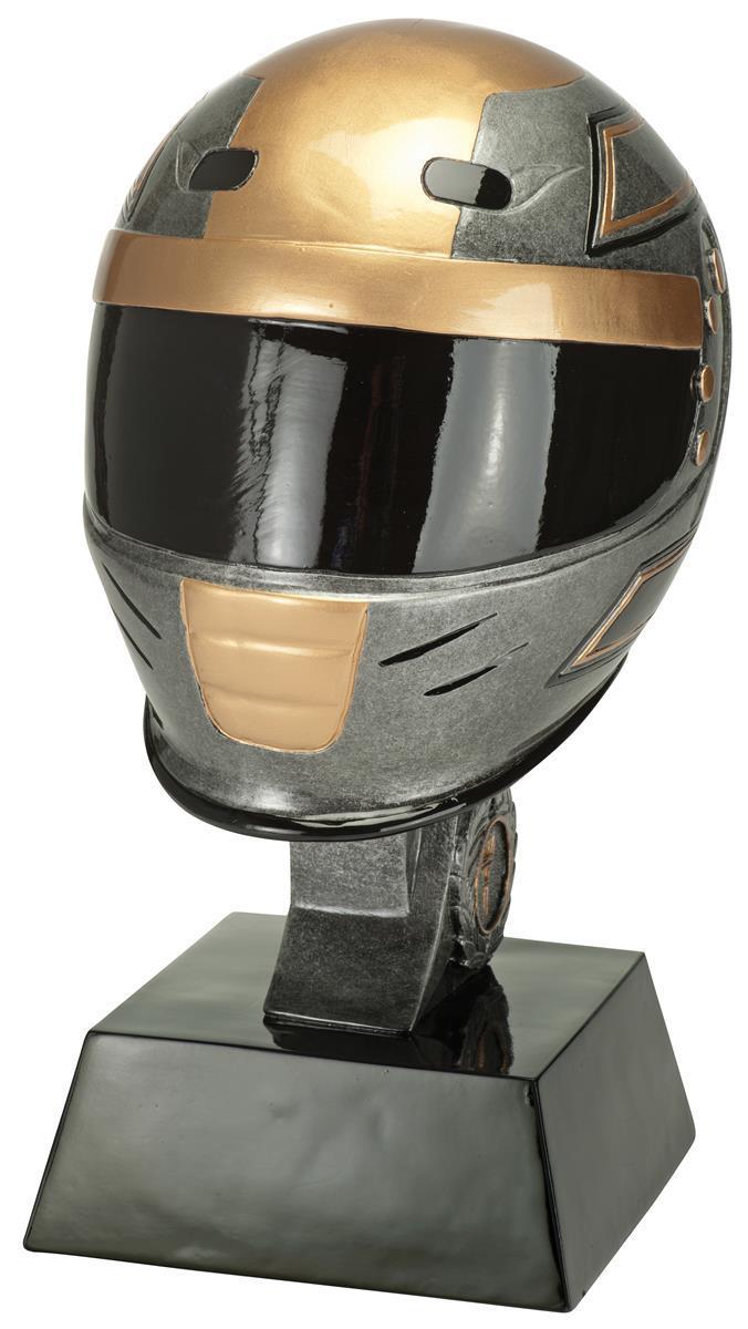 Motorsport-Trophäe "Helm" inkl. Gravur 18 cm
