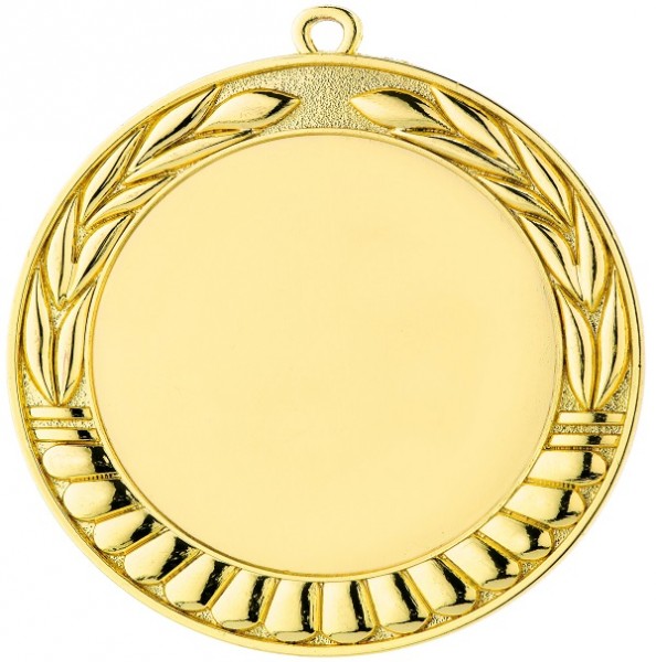 Medaille D89 inkl.Beschriftung, Band u. Emblem Gold Unmontiert