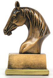 Pferde-Trophy inkl. Gravur Silber
