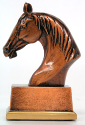 Pferde-Trophy inkl. Gravur Gold