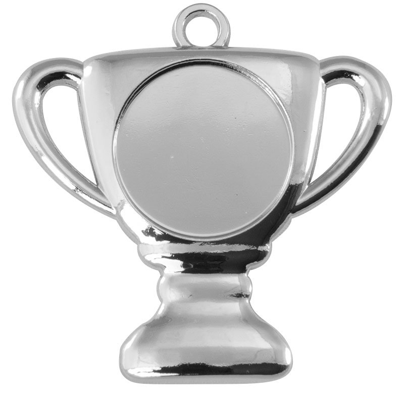 Medaille "Pokal" 9373 inkl. Band u. Beschriftung Silber Fertig montiert gegen Aufpreis