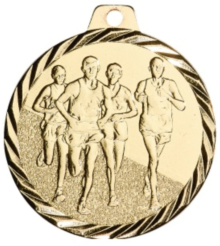 Laufe-Medaille NZ17 inkl. Band und Beschriftung Gold
