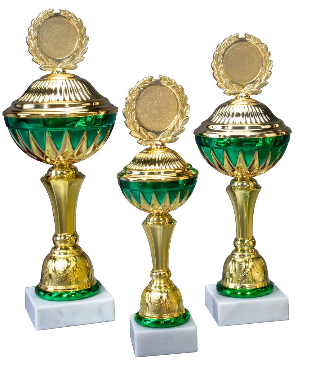 3er Serie Pokal Isaak inkl. Gravur und Emblem 