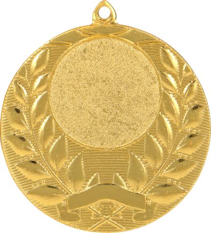 Medaille MMC17050 inkl. inkl. Beschriftung, Emblem u. Band Gold Unmontiert