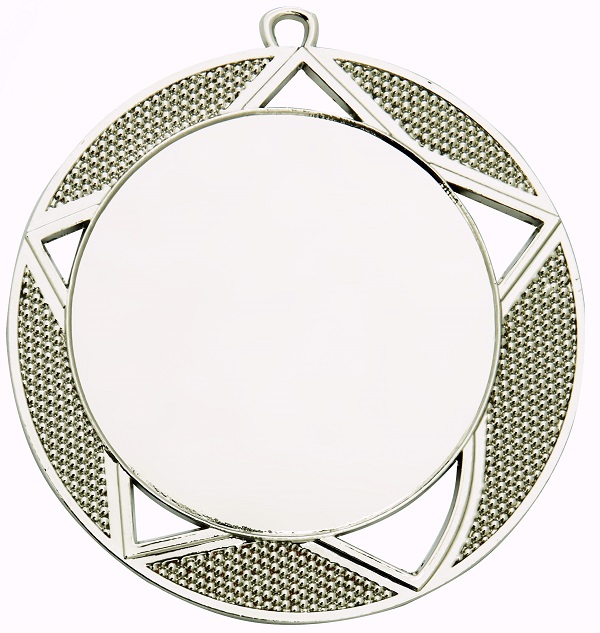 Medaille DZ7001 inkl. Beschriftung, Band u. Emblem Silber Unmontiert