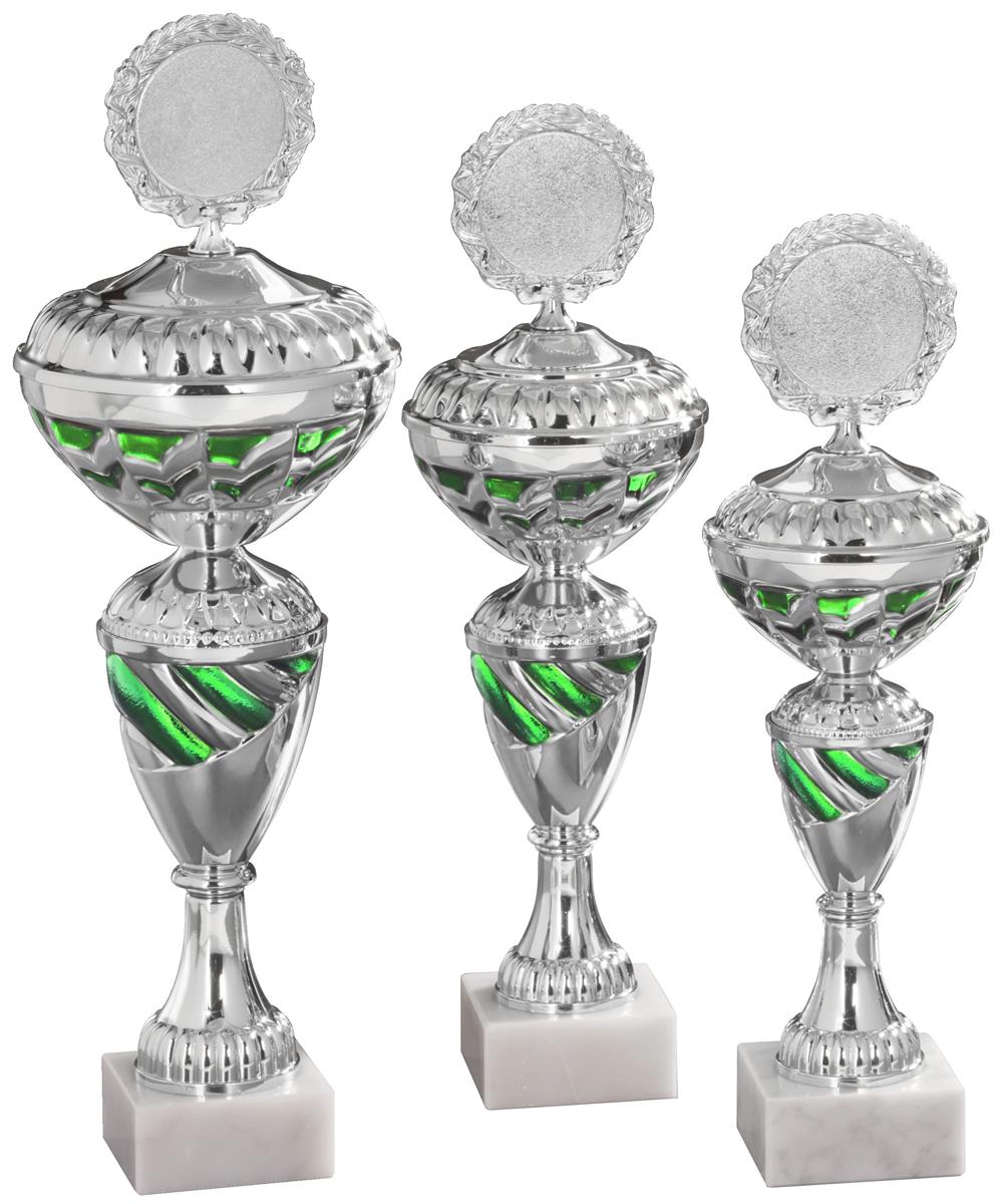 3er Serie Pokale Petra inkl. Gravur und Emblem