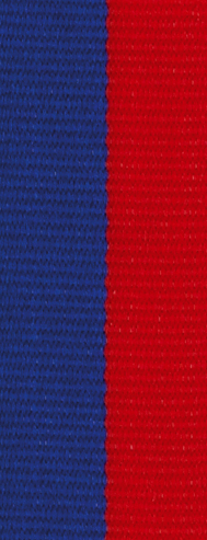 Medaillenband blau/rot