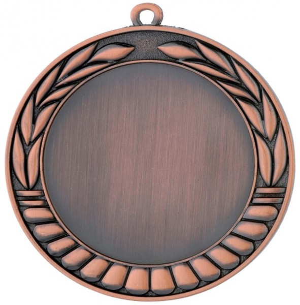 Medaille D89 inkl.Beschriftung, Band u. Emblem Bronze Unmontiert