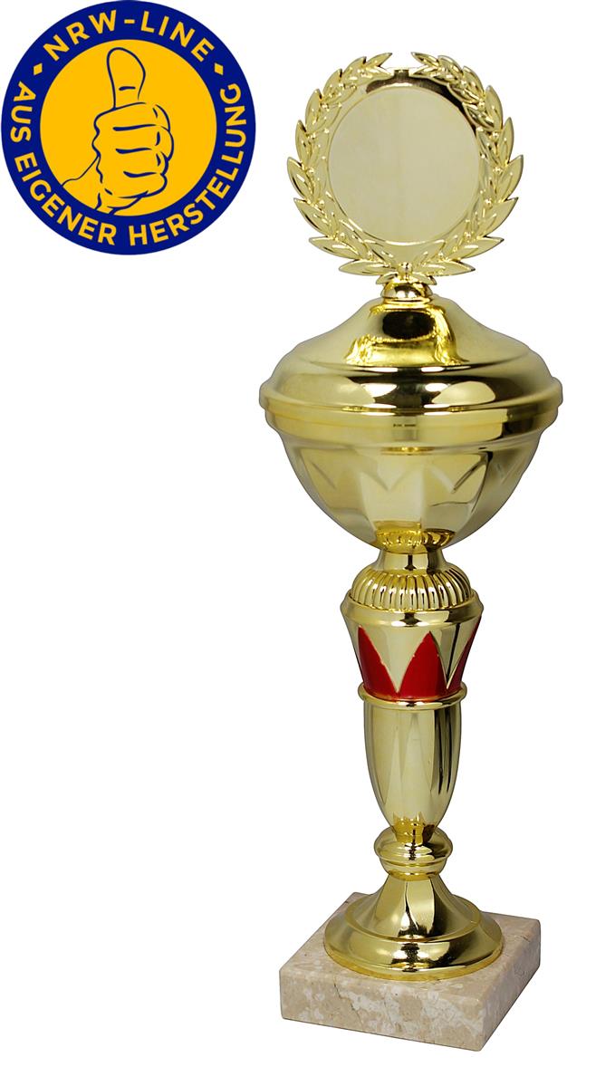 Pokal NRW Line P800-GR inkl. Gravur und Emblem 42cm