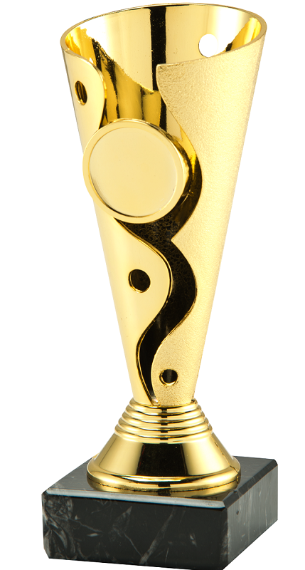 Pokal SET.347-Gold  inkl. Gravur und Emblem