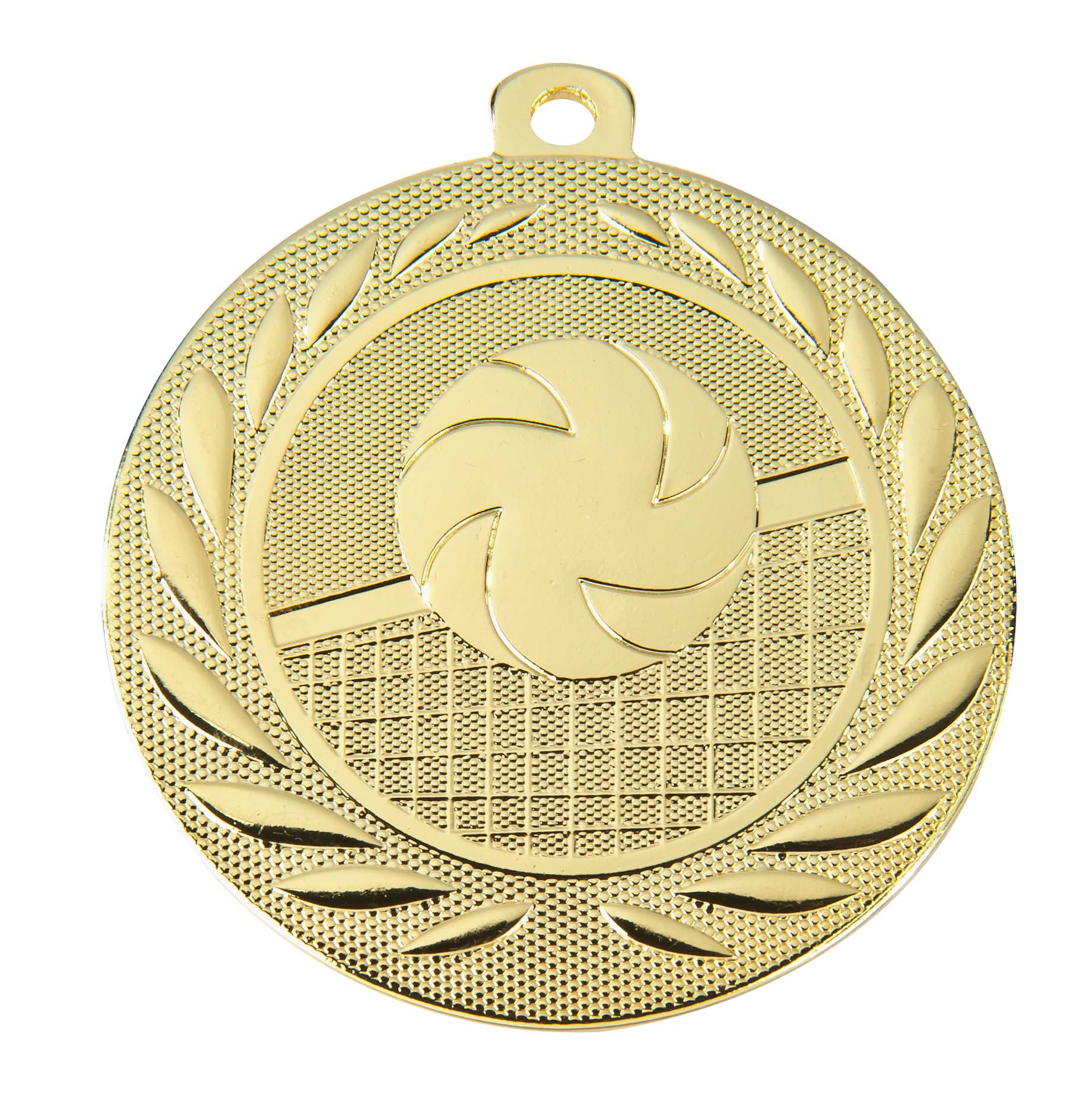 Volleyball-Medaille DI5000N inkl. Band und Beschriftung Gold Unmontiert