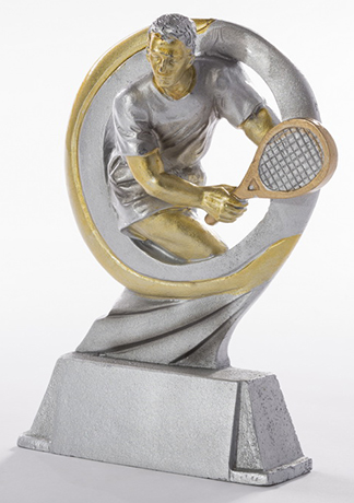 Tennis-Trophäe Spieler Höhe 17 cm inkl. Gravur