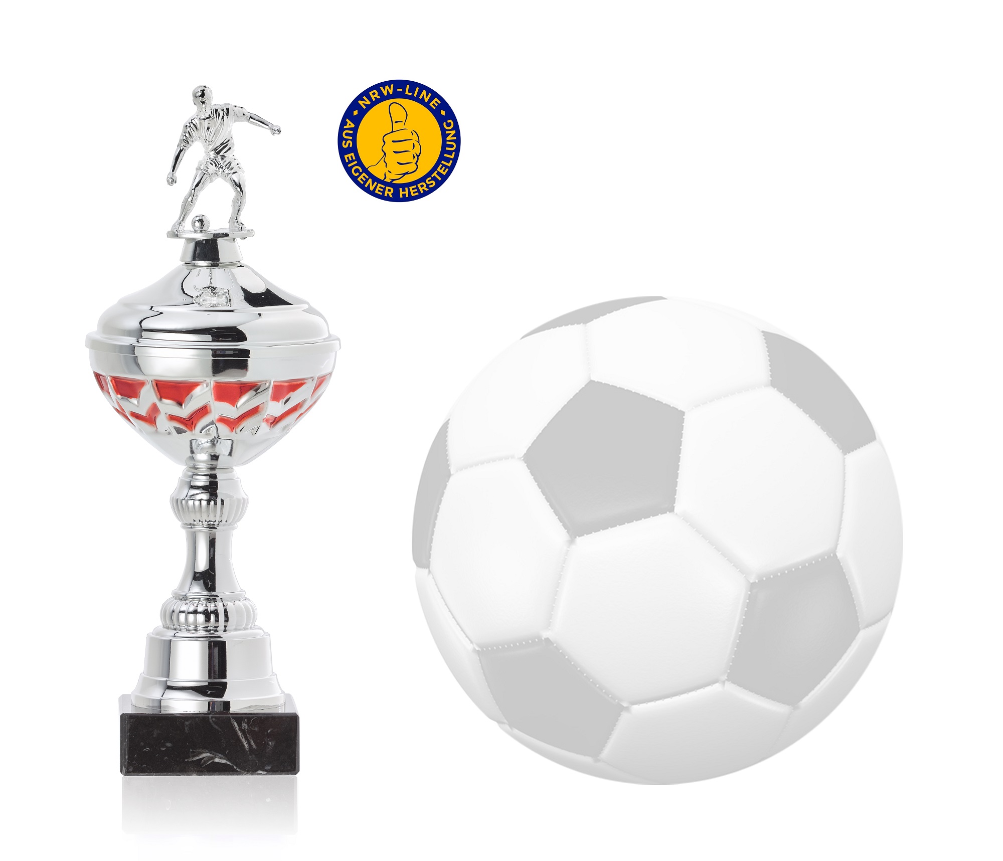 Fußball-Pokale NRW Line Dennis-RS inkl. Gravur 31 cm