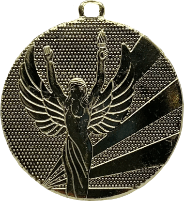 Medaille "Sieger-Engel" in der Farbe Gold inkl. Band
