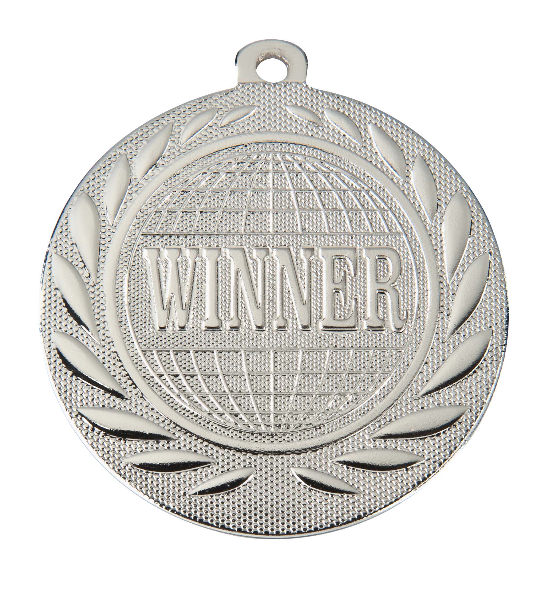 Winner-Medaille DI5000S inkl. Band und Beschriftung Silber Fertig montiert gegen Aufpreis