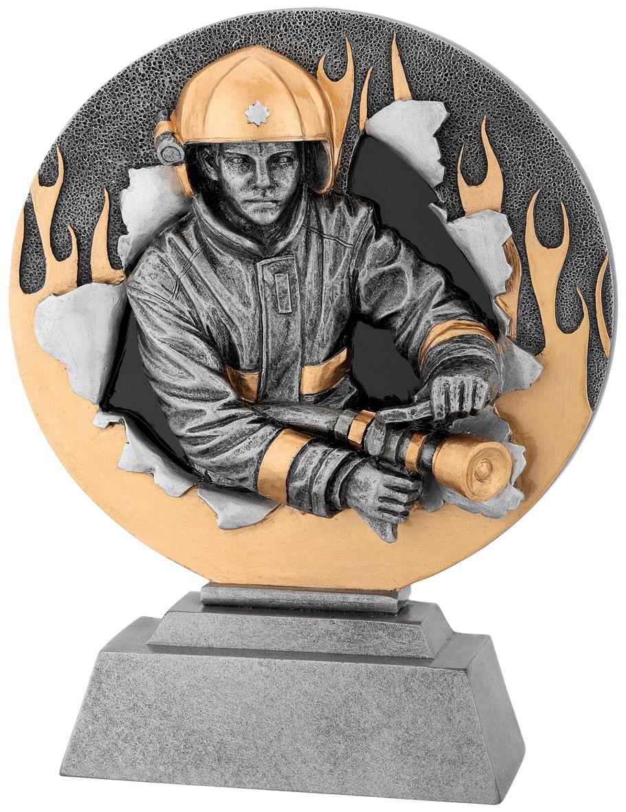 Feuerwehr-Trophy in 3D Optik inkl. Gravur