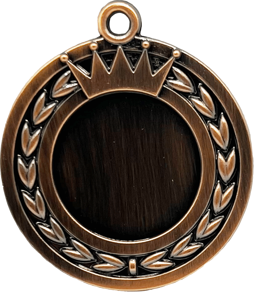 Medaille "Krone" in der Farbe Bronze inkl. Band u. Emblem
