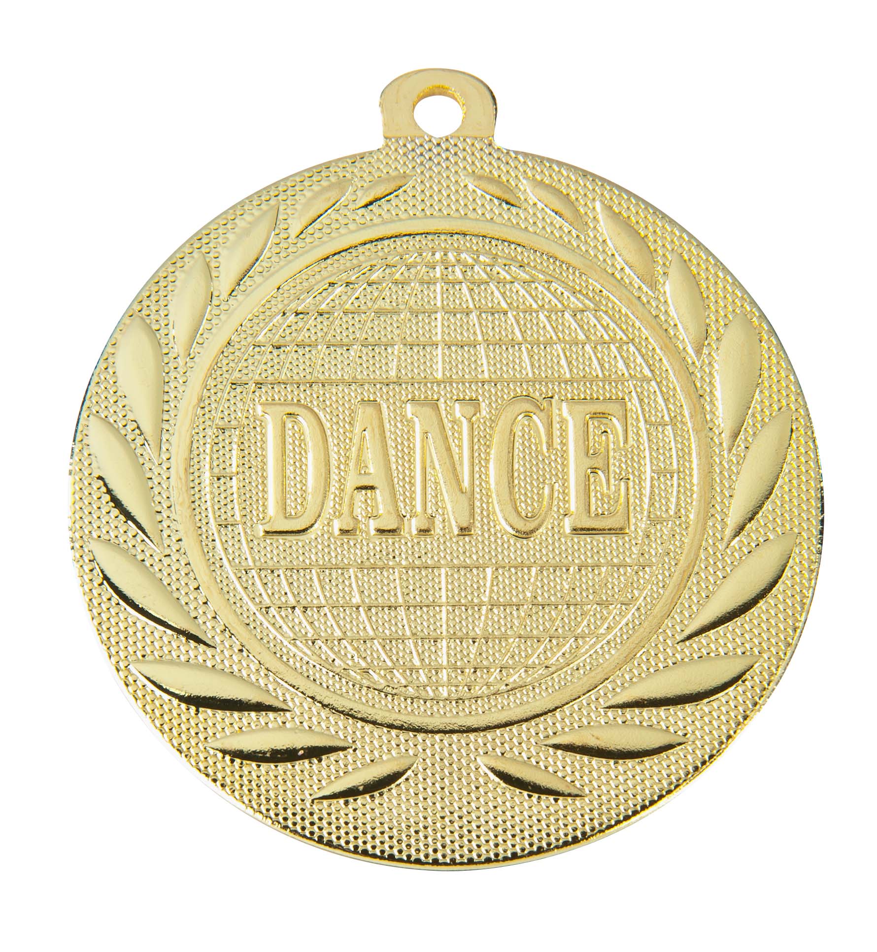 Dance-Medaille DI5000R inkl. Band und Beschriftung Gold Unmontiert
