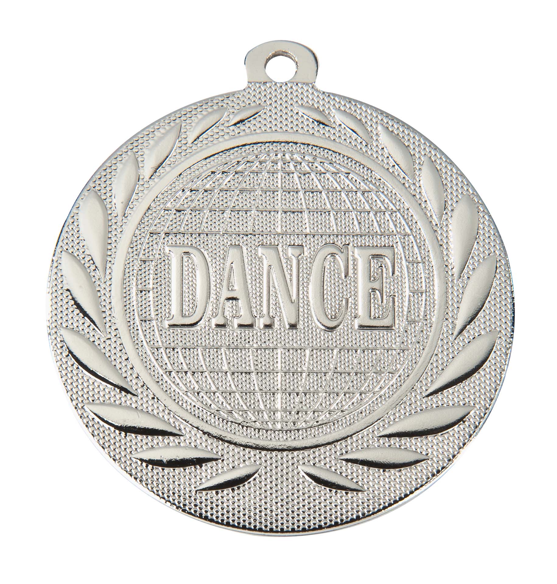 Dance-Medaille DI5000R inkl. Band und Beschriftung Silber Unmontiert