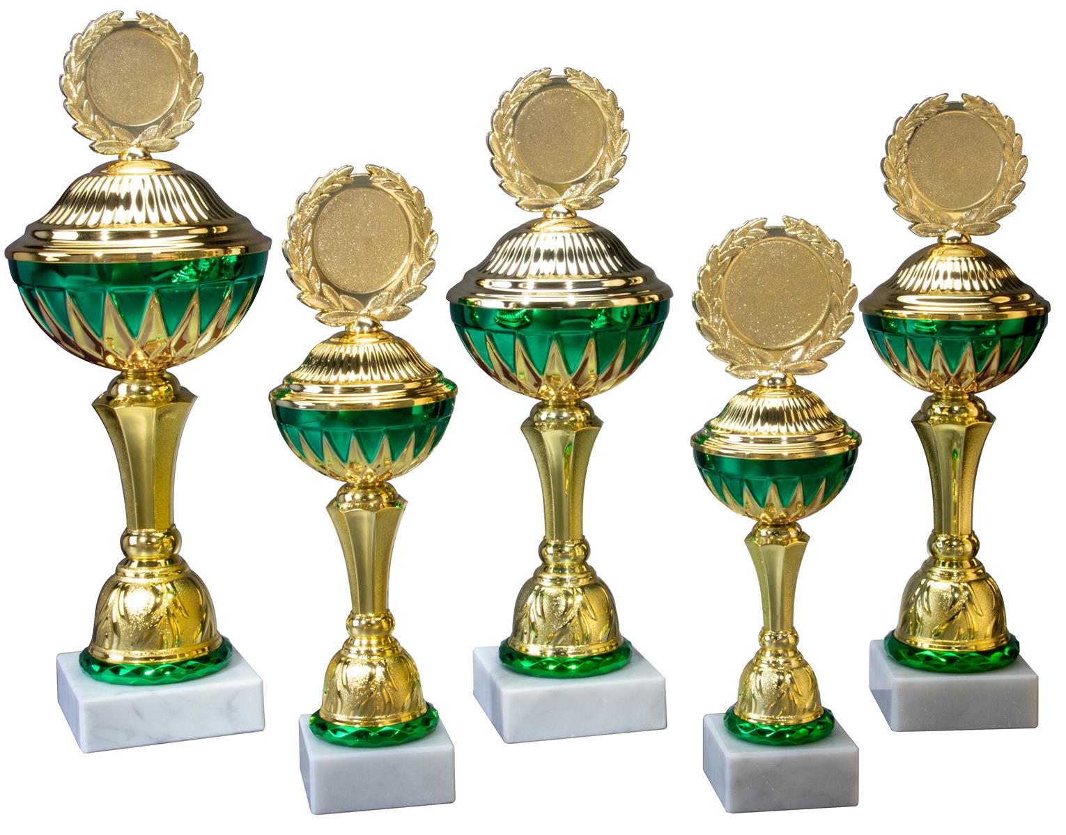5er Serie Pokal Isaak inkl. Gravur und Emblem 