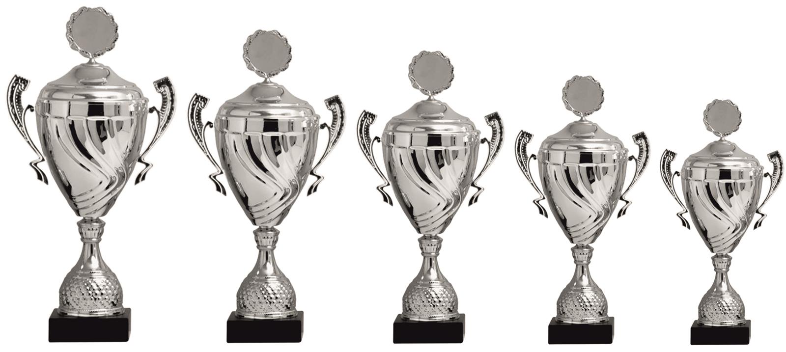 5er Serie Pokale inkl. Gravur und Emblem