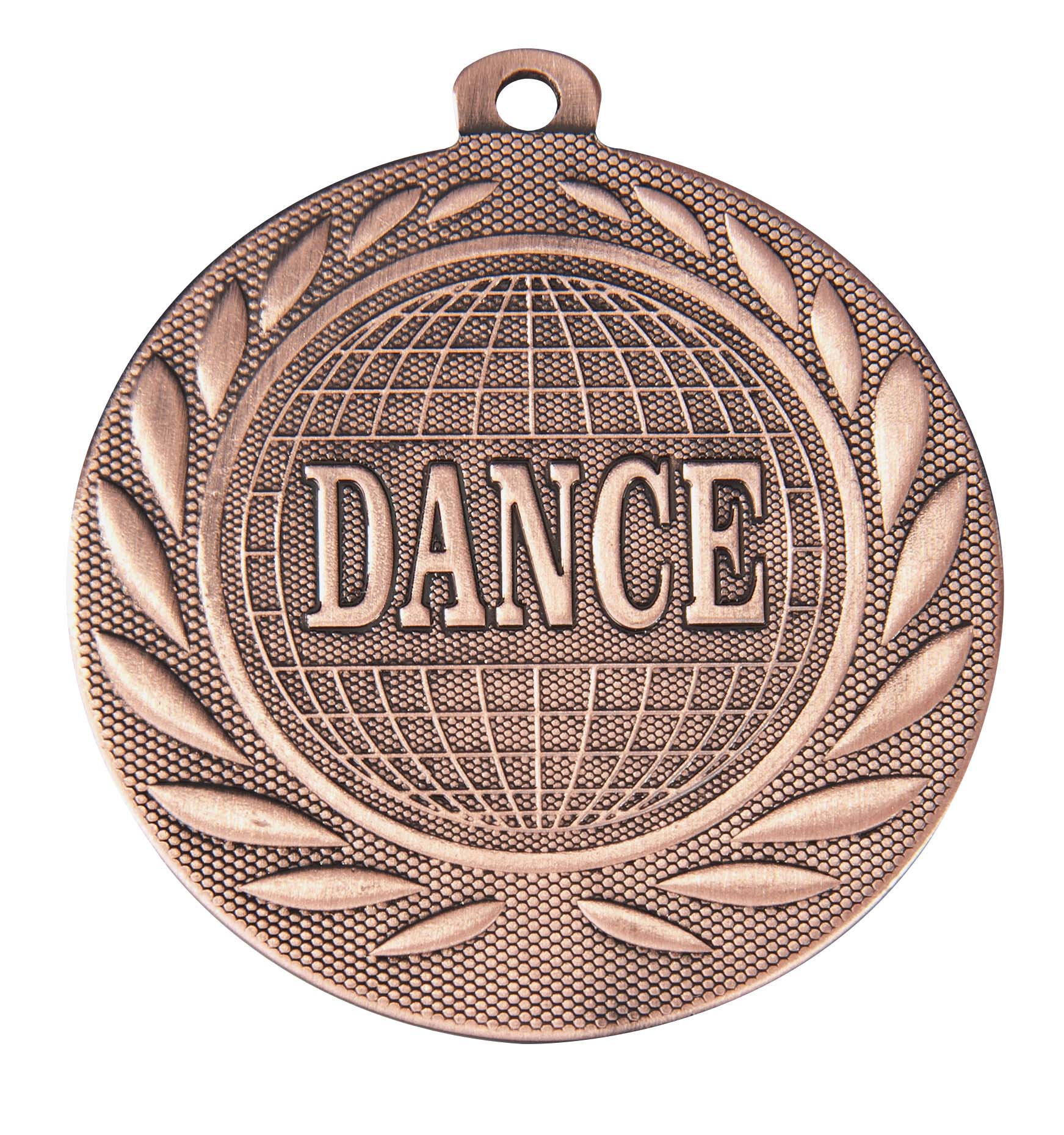 Dance-Medaille DI5000R inkl. Band und Beschriftung Bronze Unmontiert