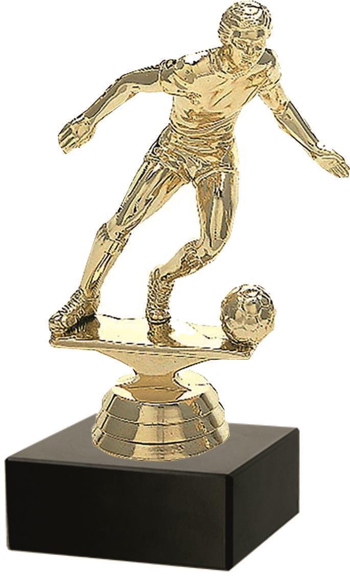 Fußballfigur "Spieler in Aktion 3D " 15 cm inkl. Beschriftung