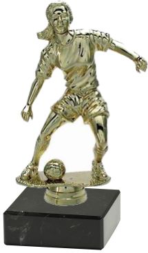 Fußballfigur "Spielerin" 11 cm inkl. Beschriftung