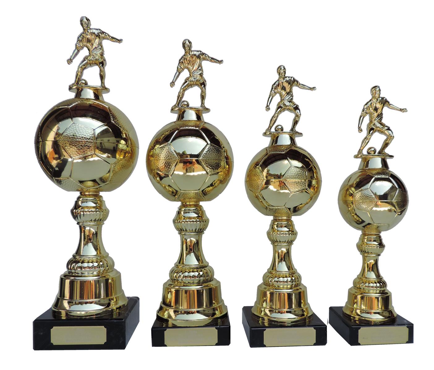 4er-Serie Fußball Pokale Franco inkl. Gravur