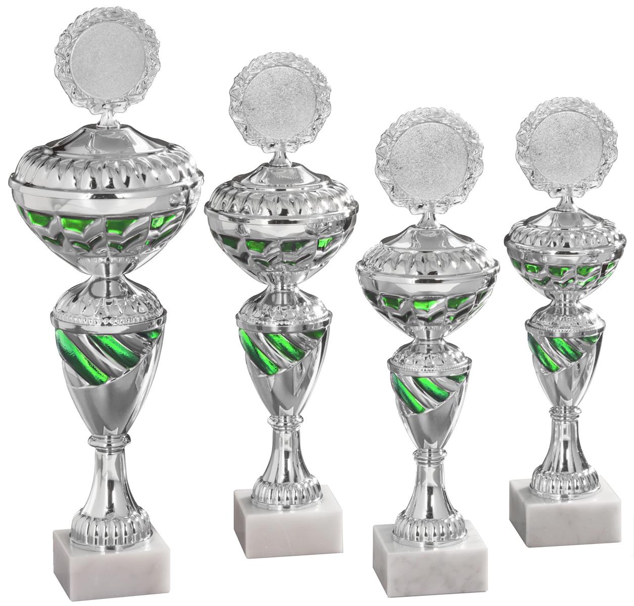 4er Serie Pokale Petra inkl. Gravur und Emblem